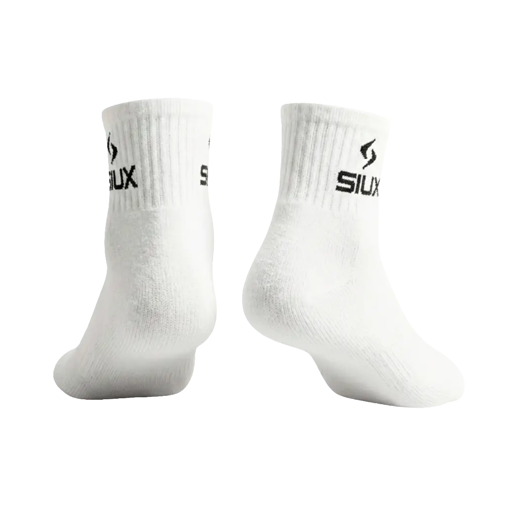 Calcetines Siux Basic Medios 26 White (Pack x3)