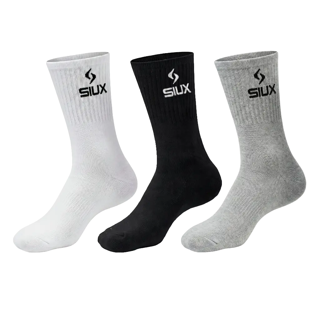 Calcetines Siux Largos Basicos 26 Multicolor (Pack x3)