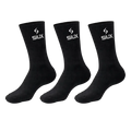 Calcetines Siux Largos Basicos 26 Negro (Pack x3)