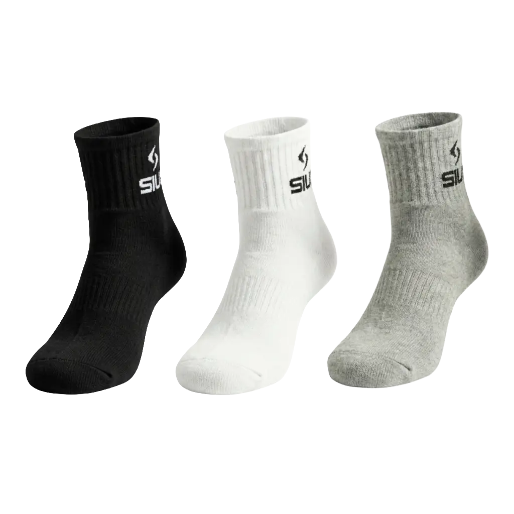 Calcetines Siux Medios Basicos 26 Multicolor (Pack x3)