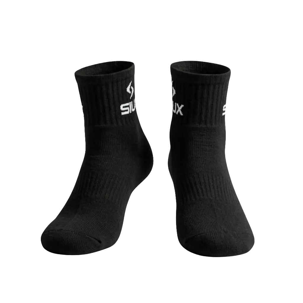 Calcetines Siux Medios Basicos 26 Negros (Pack x3)