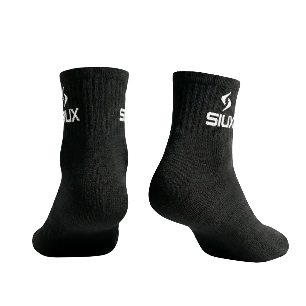 Calcetines Siux Medios Basicos 26 Negros (Pack x3)