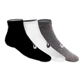 Calcetines Asics Quarter Blanco/Negro/Gris (Pack x3)