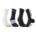 Calcetines Bullpadel BP255l Negro/Verde/Azul Marino 2025 (Pack x3)