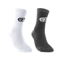 Calcetines Bullpadel BP263 Blanco/Negro 2026 (Pack x2)
