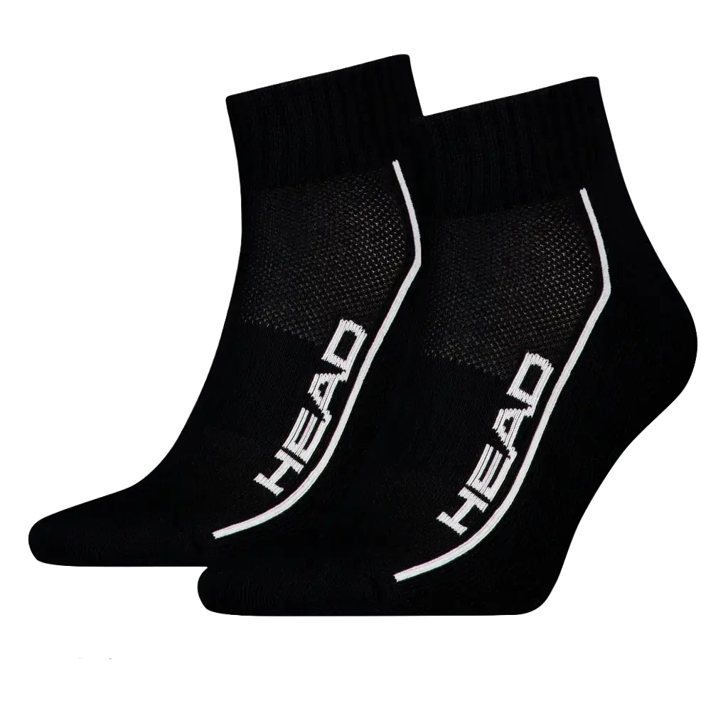 Chaussettes Head Performance Quarter Noir (Pack x2) 2026