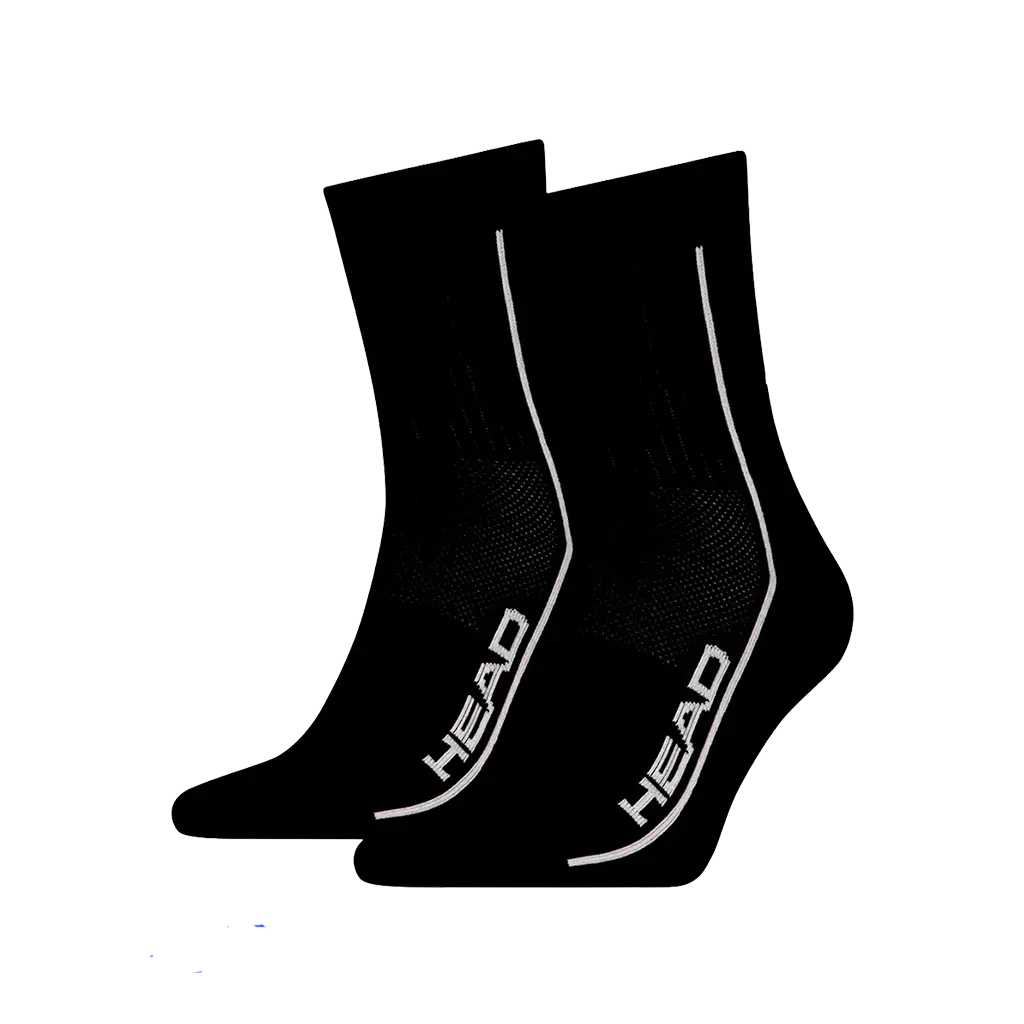 Chaussettes Head Performance Short Crew Noir (Pack x2)