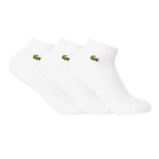 Calcetines Lacoste Cortos Blancos (Pack x3)