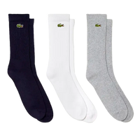 Chaussettes Lacoste sport Blanc/Gris/Bleu (Pack x3)
