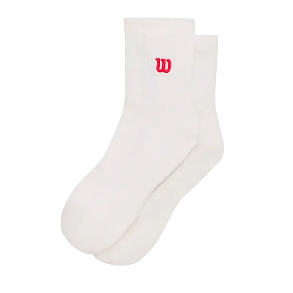 Calcetines Wilson Quarter Top Bright White (Pack x3) 2025