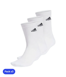 Calcetines Adidas Clásicos Blanco (Pack x3)