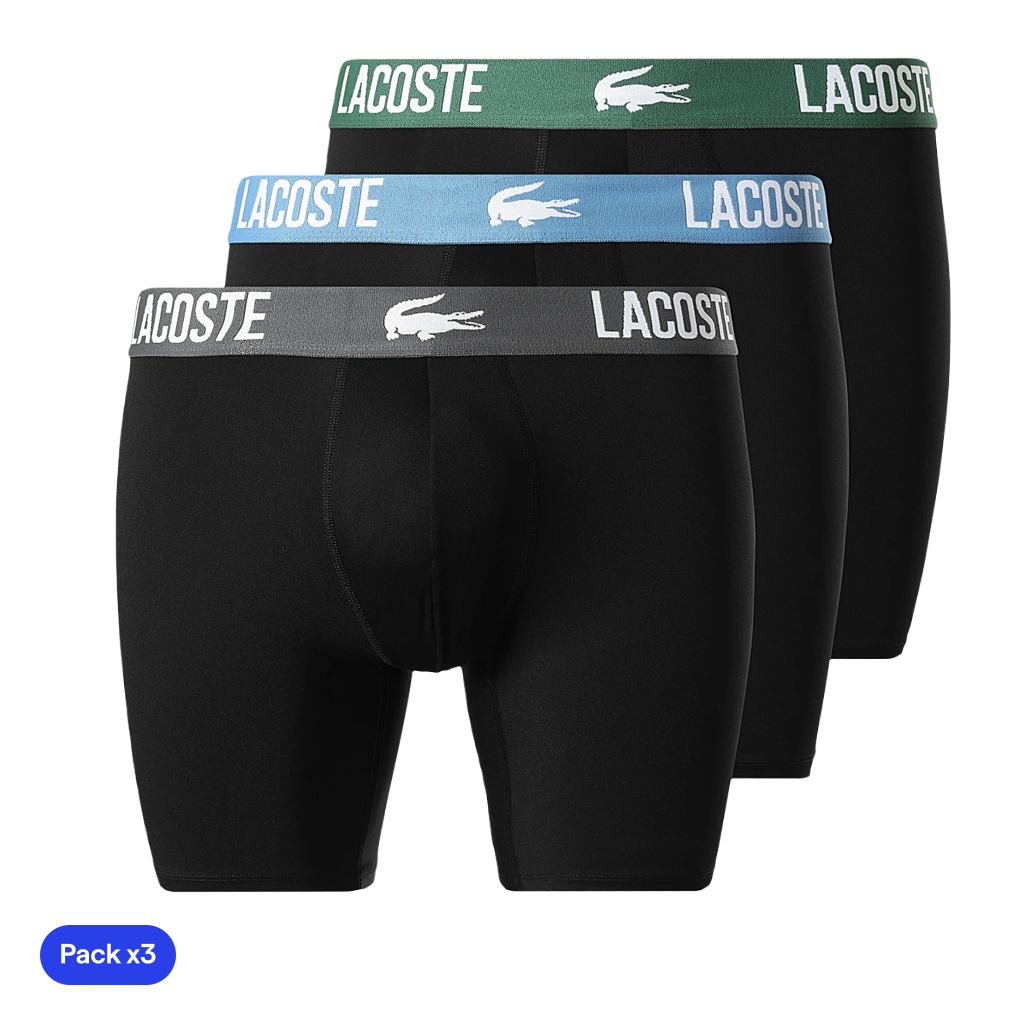 Calzoncillos Lacoste Recycled Polyamide (Pack x3)
