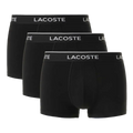 Calzoncillos Lacoste Microfibra Negro 2026 (Pack x3)