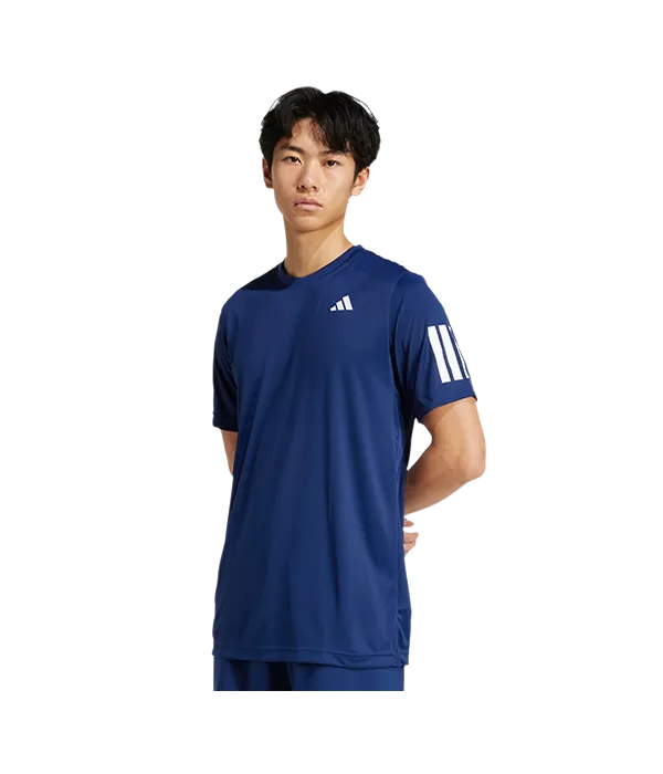 Camiseta Adidas Club 3STR Azul Marinha 2025