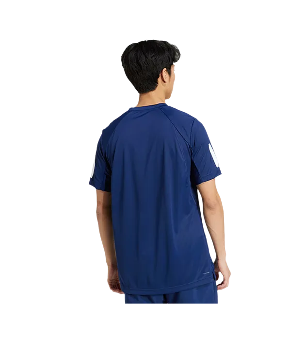 Camiseta Adidas Club 3STR Azul Marinha 2025