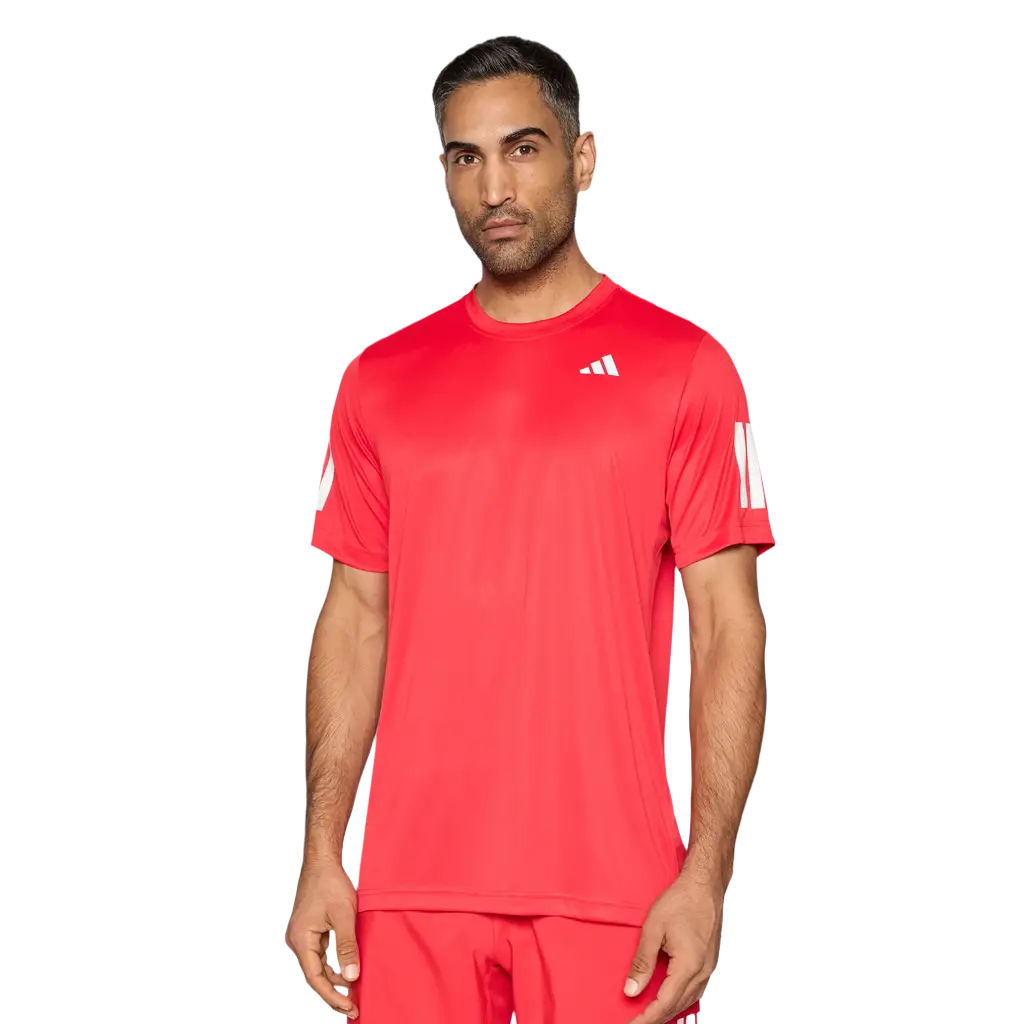 Camiseta Adidas Club 3STR Rojo 2026