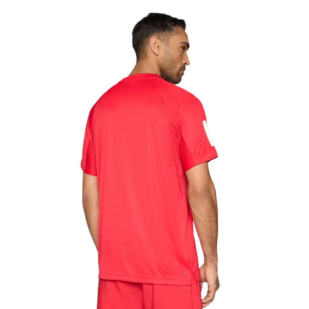 Camiseta Adidas Club 3STR Rojo 2026