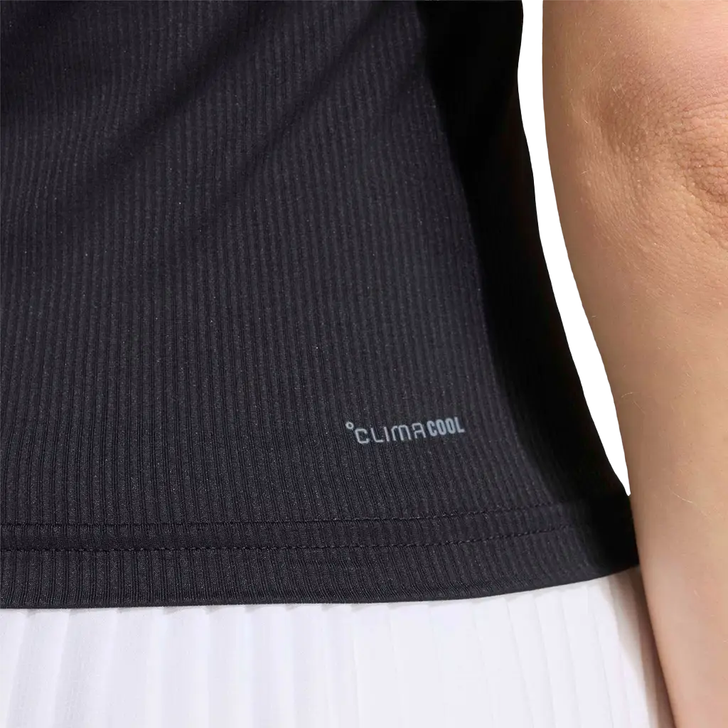 Camiseta Adidas Club Suspensórios Midi Pretos Mulher 2026