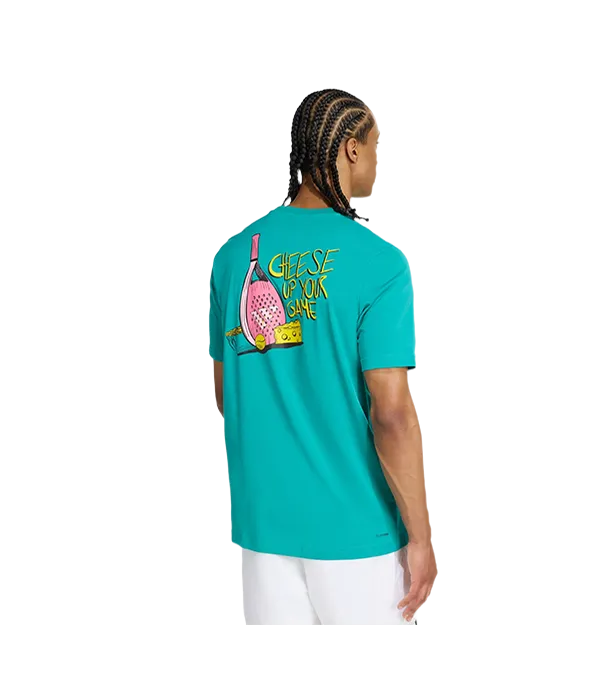 Camiseta Adidas Padel Graphic T Verde 2025