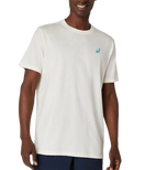 Camiseta Asics Court Graphic Cream Logo Azul 2025
