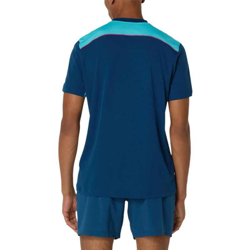 Camiseta Asics Court SS Mako Blue 2025