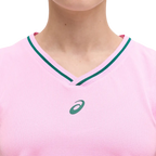 Camiseta Asics Court Mulher Chiclete Sem Mangas 2026