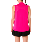 Camiseta Asics Court Regata Rosa Rave Mulher 2026