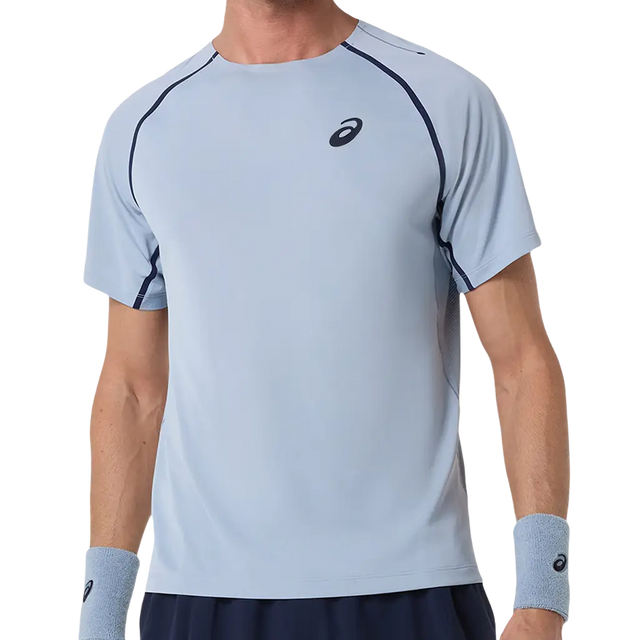 Camiseta Asics Match SS Top Grey Blue