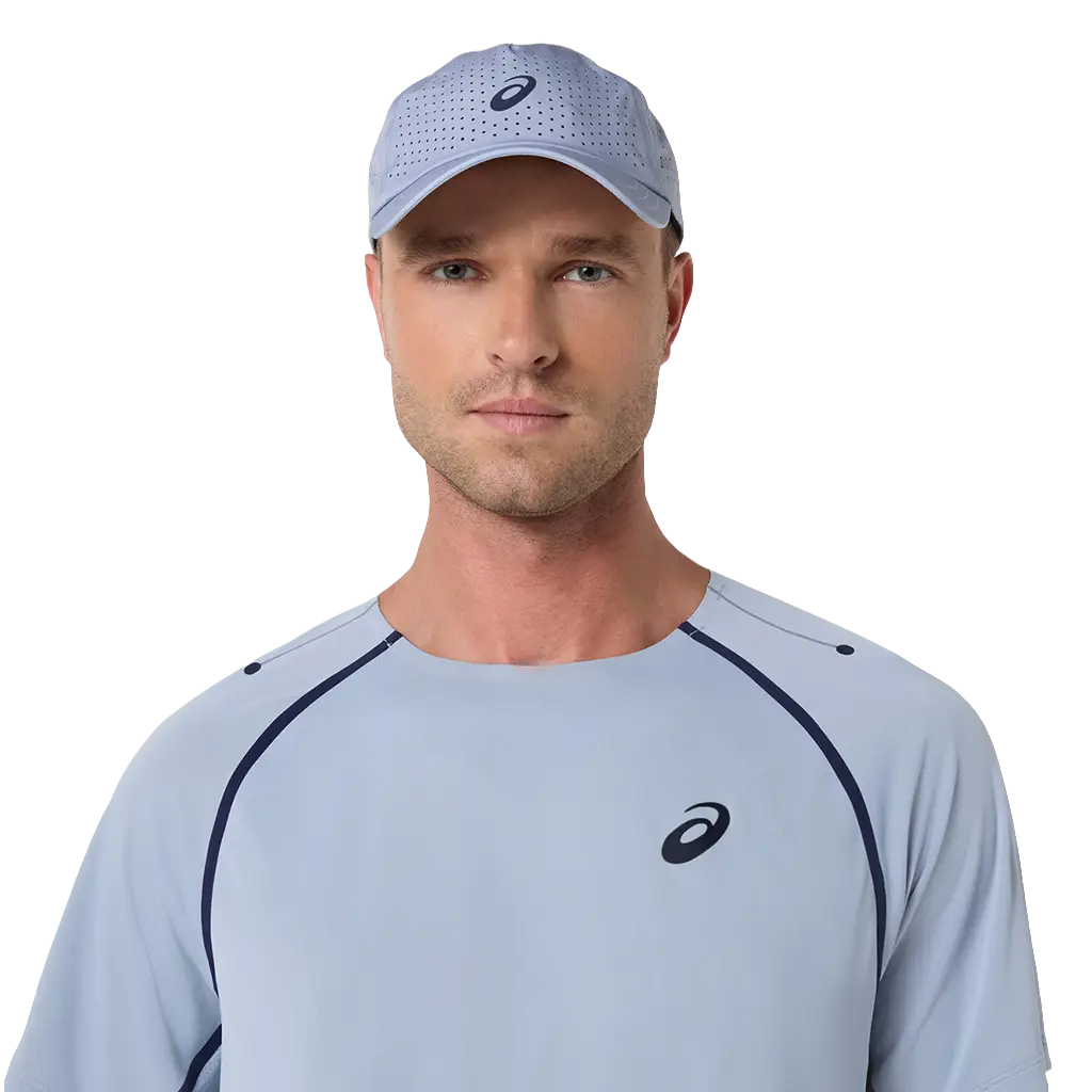 Camiseta Asics Match SS Top Grey Blue