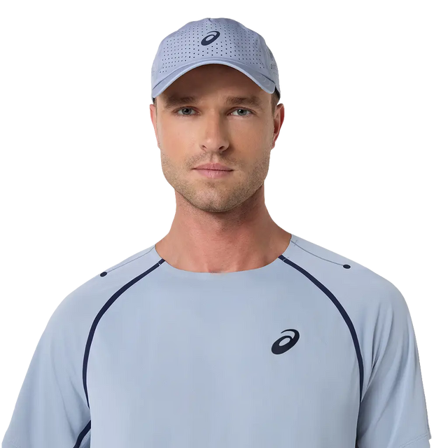 Camiseta Asics Match SS Top Grey Blue