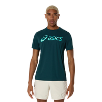 T-Shirt Asics Match Seasonal Graphic Grün Saxon