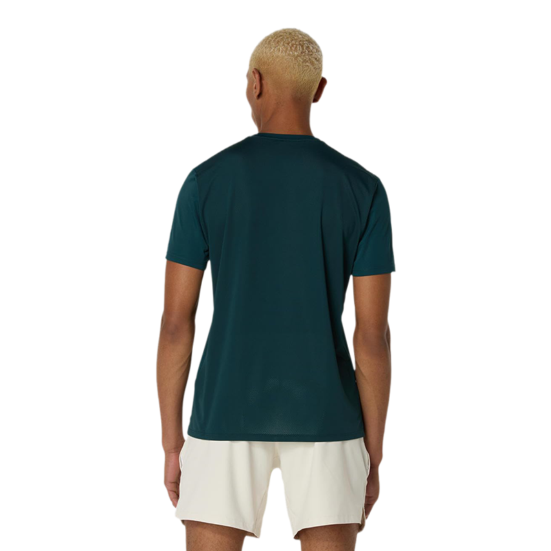 Camiseta Asics Match Seasonal Graphic Verde Saxon