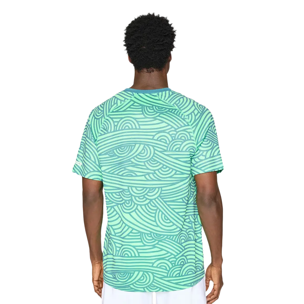 Camiseta Asics Padel Court All Over Print SS Top Misty Pine/Vital Green