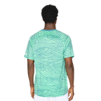 Camiseta Asics Padel Court All Over Print SS Top Misty Pine/Vital Green