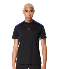 Camiseta Asics Padel Court S.S. Black/Dark Cobalt 2025