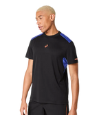 Camiseta Asics Padel Court S.S. Black/Dark Cobalt 2025