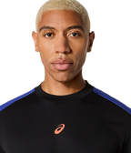 Camiseta Asics Padel Court S.S. Black/Dark Cobalt 2025