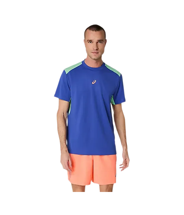 Camiseta Asics Padel Court S.S. Dark Cobalt/Menthol 2025