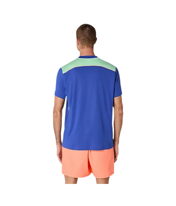 Camiseta Asics Padel Court SS Dark Cobalt/Menthol 2025
