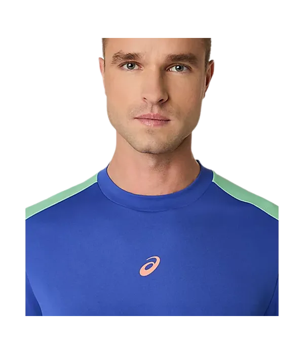 Camiseta Asics Padel Court SS Dark Cobalt/Menthol 2025