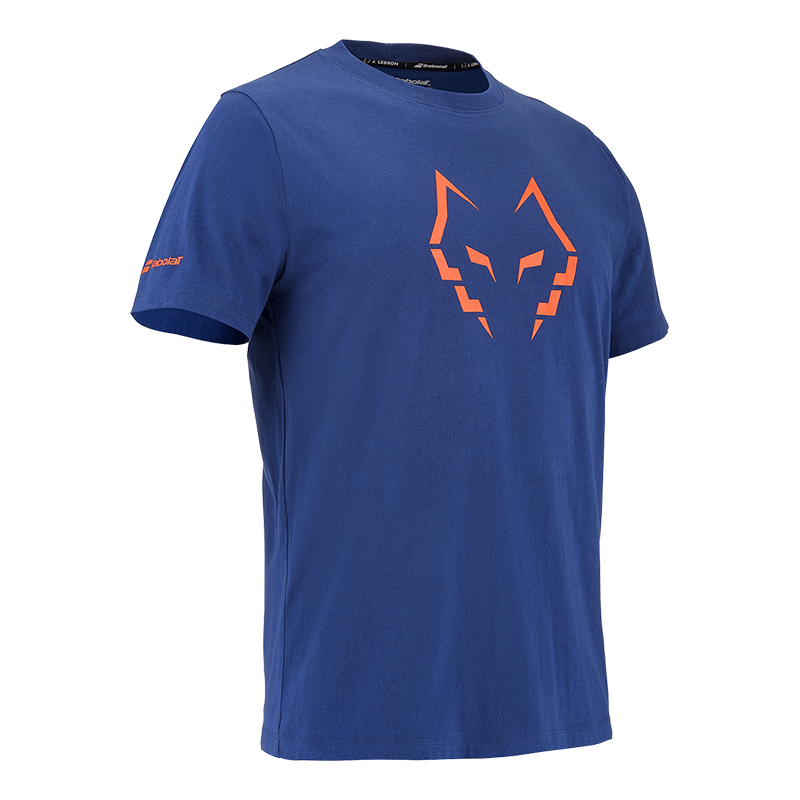T-shirt Babolat Coton Bleu Profondeurs 2026 J. Lebron