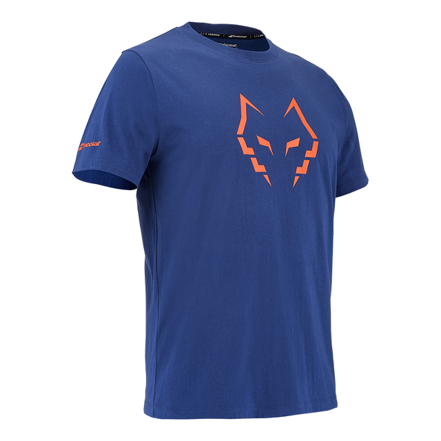 Maglietta Babolat Cotone Blu Profondità 2026 J. Lebron