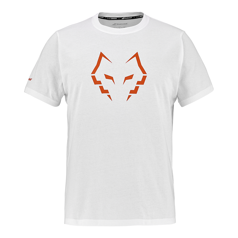 Camiseta Babolat Algodón White/White 2026 J. Lebrón