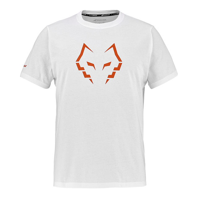 Maglietta Babolat Cotone Bianco/Bianco 2026 J. Lebron