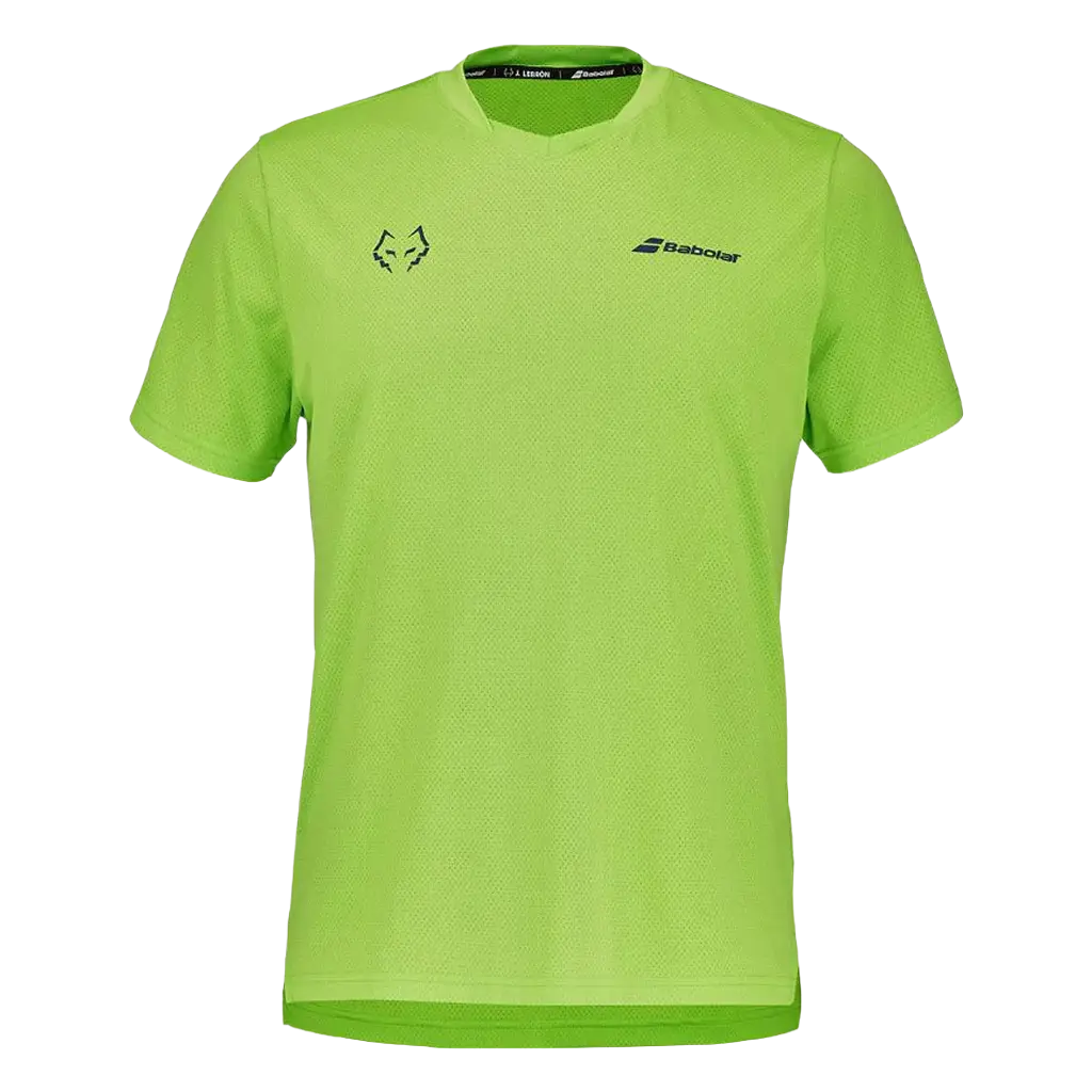 Camiseta Babolat CN Lebron Green Flash 2026