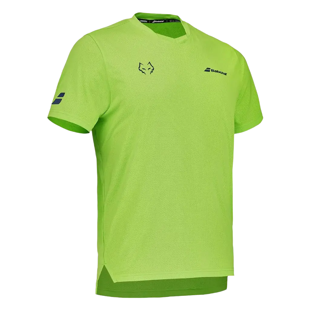 Camiseta Babolat CN Lebron Green Flash 2026