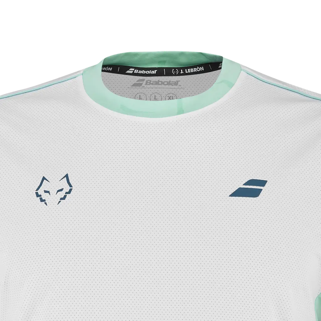 Koszulka Babolat Crew Neck K.Lebron Biały/Biały 2027