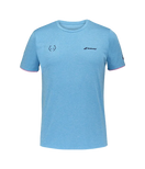 Camiseta Babolat Crew Neck Tee Cyan Blue 2025 J. Lebrón