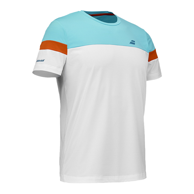 T-shirt Babolat Crew Cou Tee Blanc/Blanc 2026