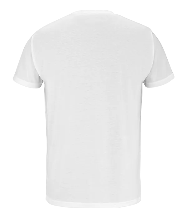 Weißes T-Shirt mit Babolat-Flagge 2025